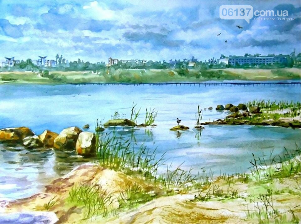 Улюблений Приморськ в акварелях Валентини Візирської, фото-2 Улюблений Приморськ в акварелях Валентини Візирської, фото-2