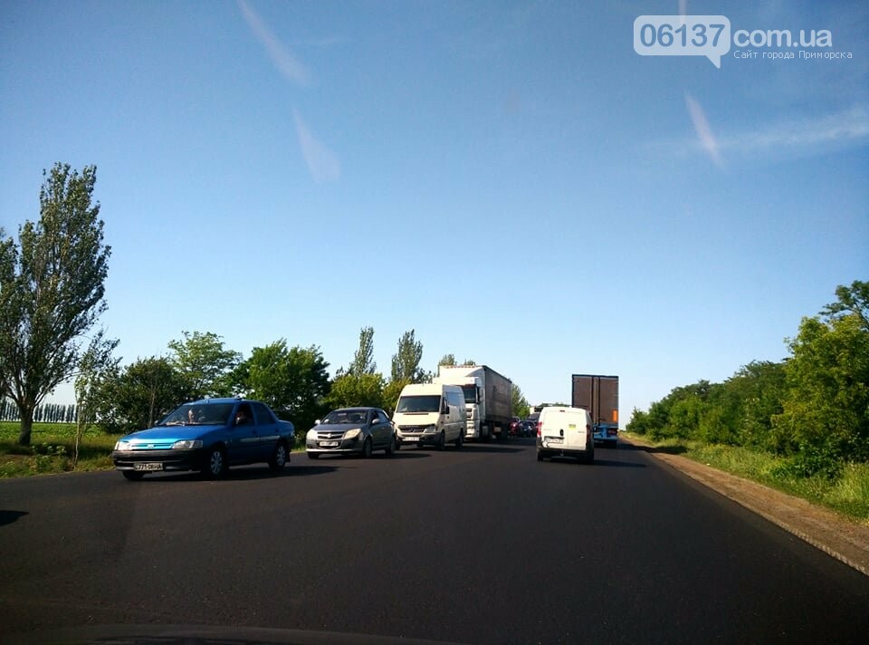 Пробки из-за ремонта на трассе Запорожской области: что про..., фото-3 Пробки из-за ремонта на трассе Запорожской области: что происходит сегодня. Фото, фото-3