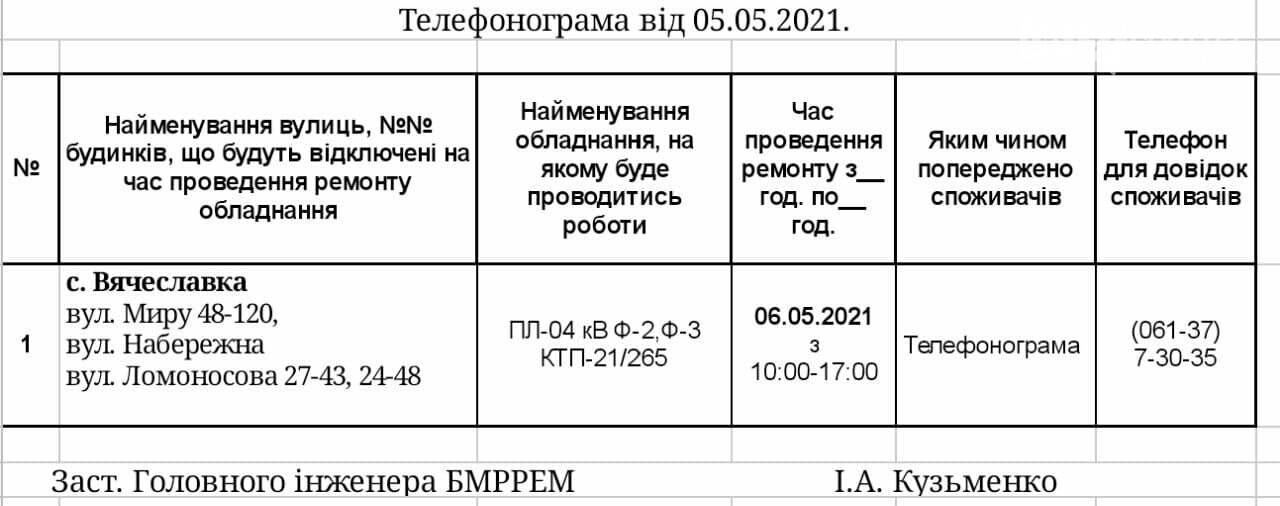 Сьогодні в деяких населених пунктах Приморської ОТГ буде в..., фото-1 Сьогодні в деяких населених пунктах Приморської ОТГ буде відключено електропостачання, фото-1